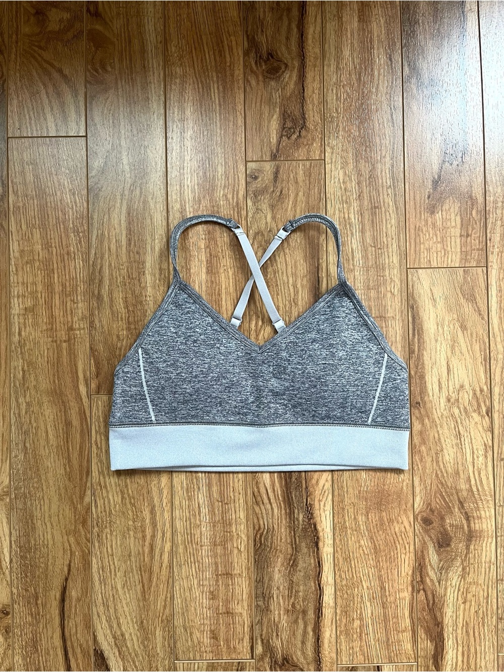Grey Forever 21 Sports Bra